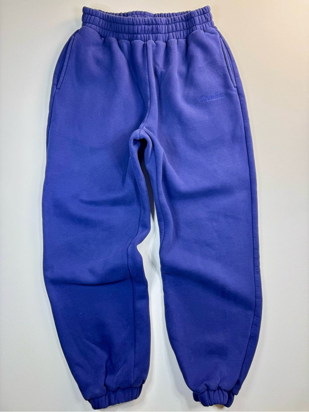 COMFRT Sweatpants Purple Blue Berry Oversized Fleece Joggers Sweats  Women's M